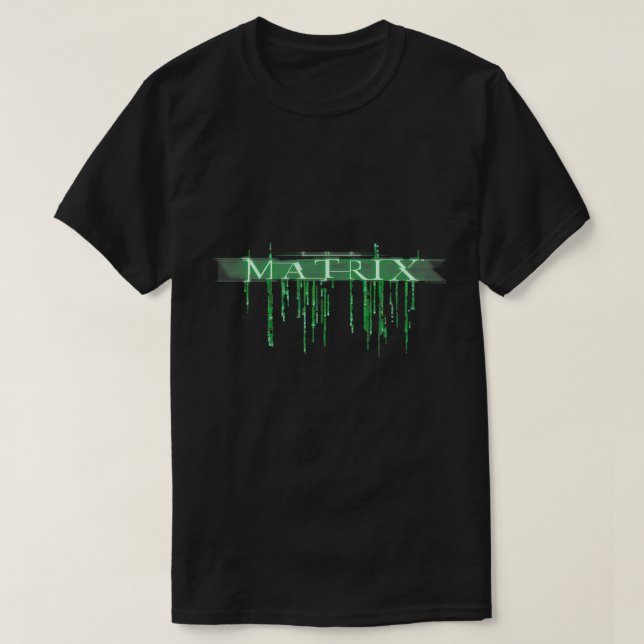 Matrix Classic Code Logotyp T-Shirt (Design framsida)