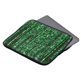 Matrix code Be a warrior againt the system  Laptop Fodral