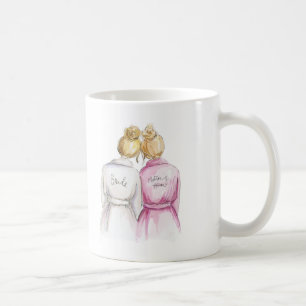 Matron av heder? Blond Maid för bulle för Kaffemugg