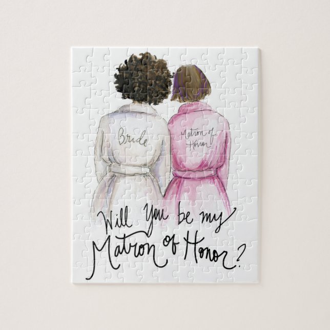 Matron av heder? Egennamn M för Br för brud för Pussel (Vertikal)