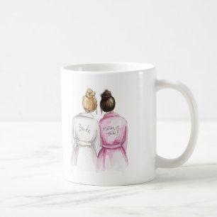 Matron av heder? För mörk Matron för Br Bl-brud Kaffemugg