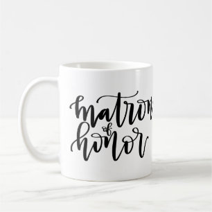 Matron av hederCalligraphymuggen Kaffemugg
