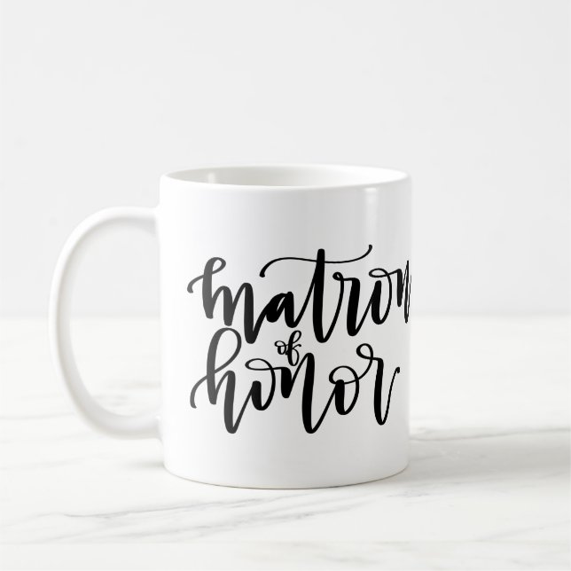 Matron av hederCalligraphymuggen Kaffemugg (Vänster)