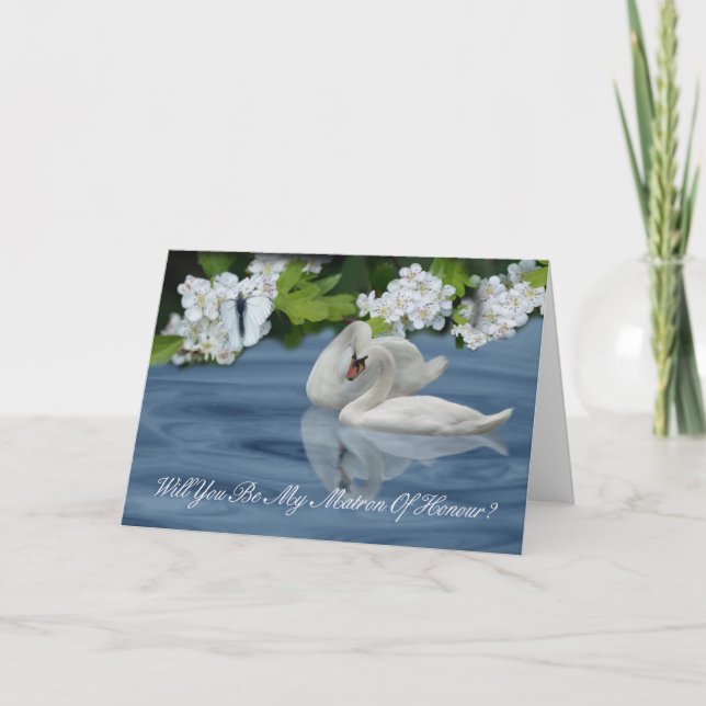 Matron av hedern - som ska dig, var min Matron av Inbjudan (Framsida)