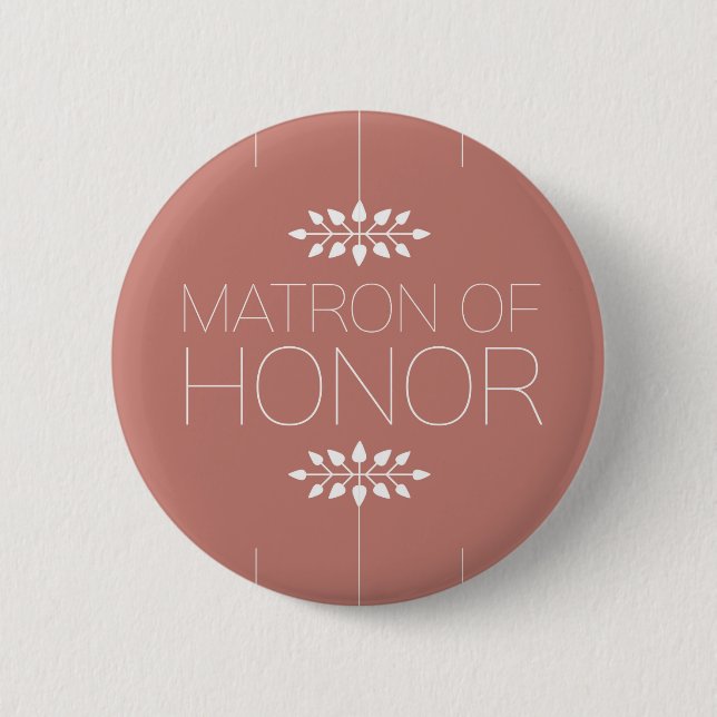 Matron of Honor Button Knapp (Framsida)