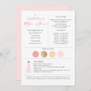 Matron of Honor Frieri & Information