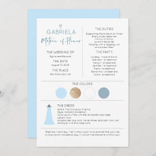 Matron of Honor Frieri & Information