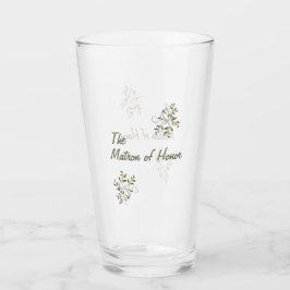 Matron of Honor Glass Glaskopp