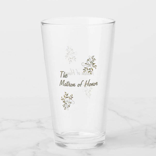 Matron of Honor Glass Glaskopp (Framsida)