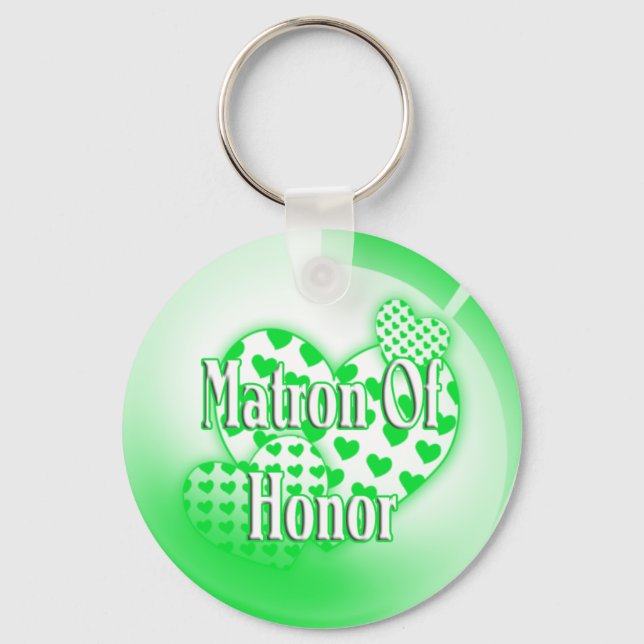 Matron of Honor Keychain Nyckelring (Framsida)