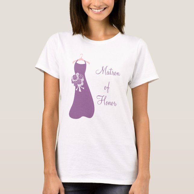 Matron of Honor T-shirt (Framsida)