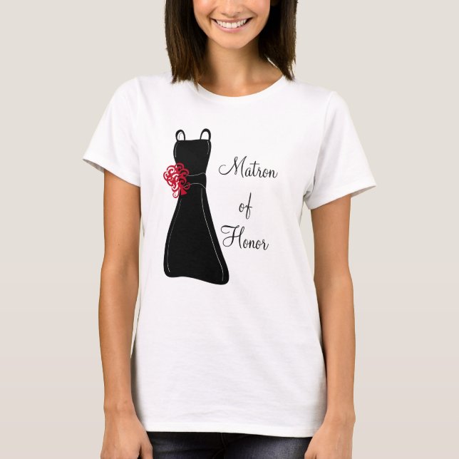 Matron of Honor Tee Shirt (Framsida)