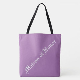 Matron of Honor Tote Bag Tygkasse