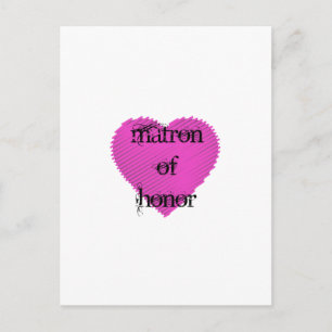 Matron of Honor Vykort