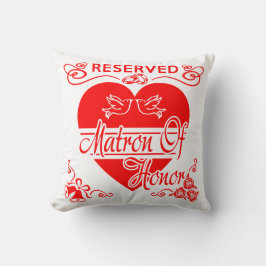 Matron of Honors Bröllop Cushion Kudde