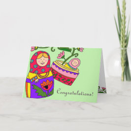 Matroshka och Baby Kort