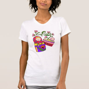 Matroshkas ukrainsk Folk konst för baby Tee