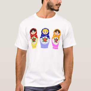 Matryoschka dockaman tee