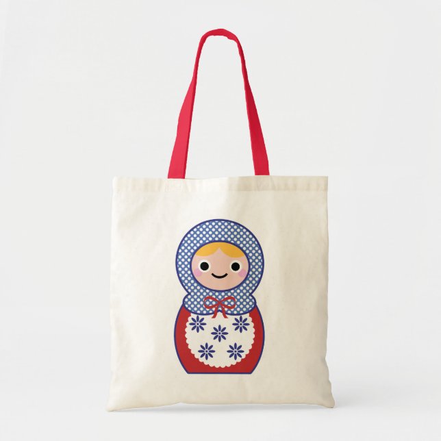 Matryoshka docka tygkasse (Framsidan)