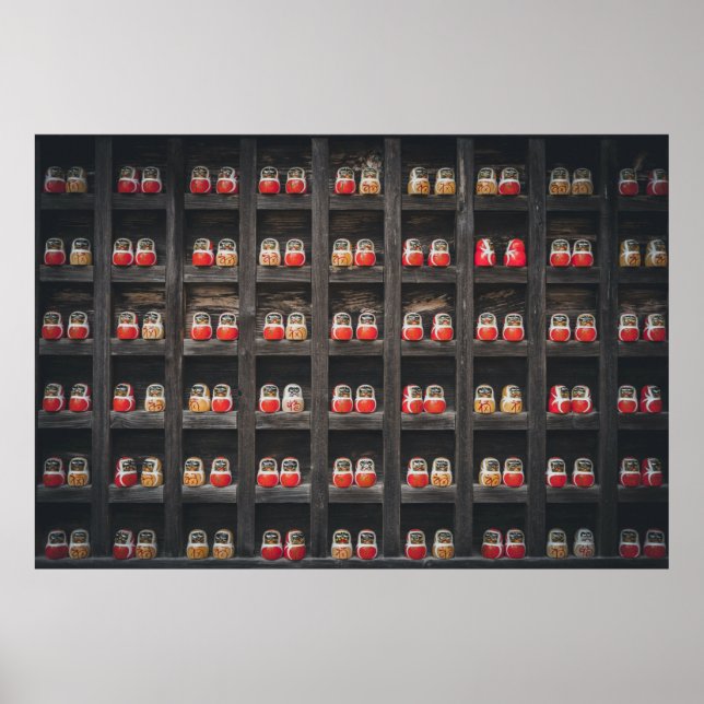 Matryoshka-dockans parti på hyllan poster (Framsidan)