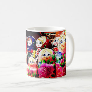 Matryoshka-dockor Kaffemugg