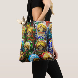 Matryoshka-dockor Souvenirkiosk Resebild Tygkasse