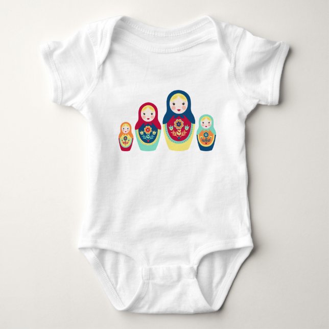 Matryoshka dockor tee (Framsida)