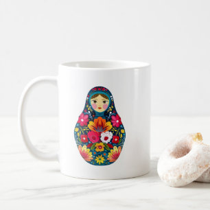 Matryoshka Doll Kaffemugg