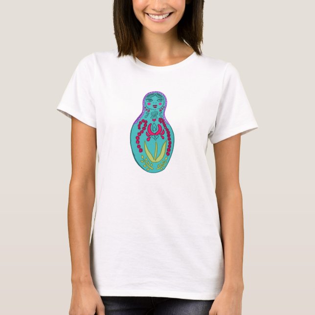 Matryoshka Doll Shirt Tee (Framsida)