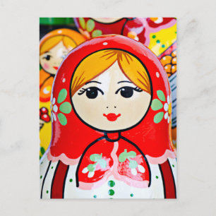 Matryoshka Doll Vykort