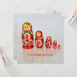 Matryoshka Dolls Inbjudningar