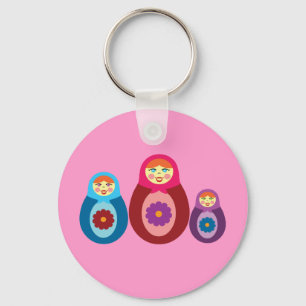 Matryoshka Dolls Nyckelring