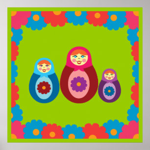Matryoshka Dolls Poster
