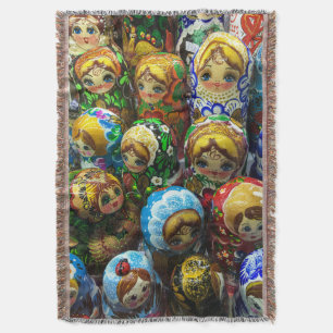 Matryoshka Dolls Souvenir Kiosk Travel Photo Filt