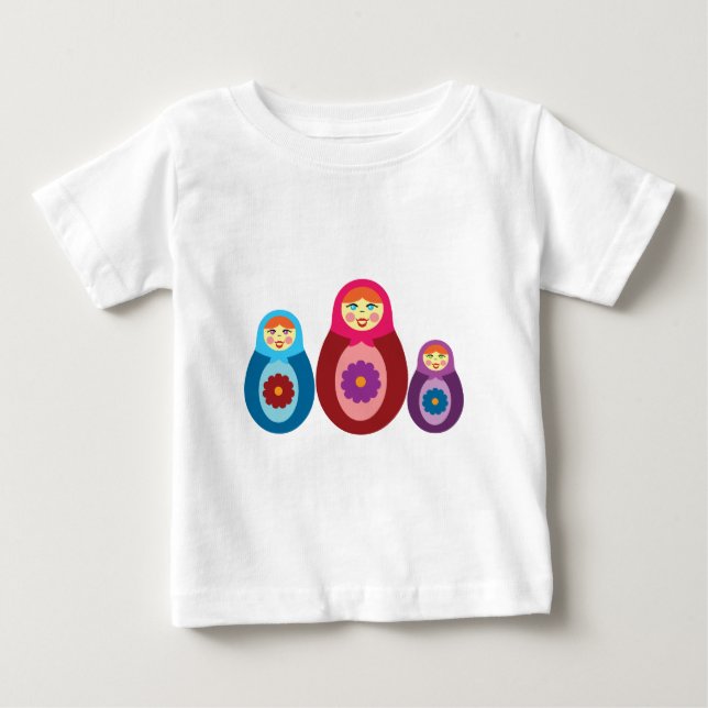 Matryoshka Dolls Tee Shirt (Framsida)