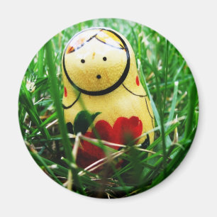 Matryoshka eller bygga bodocka magnet