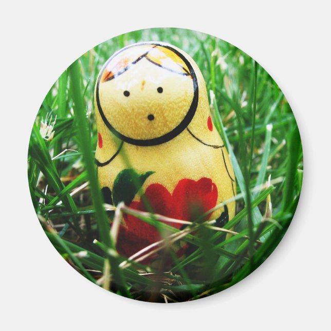 Matryoshka eller Ntestdoll Magnet (Framsidan)