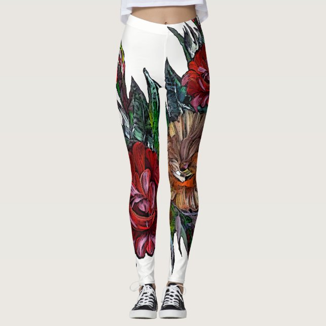 MATRYOSHKA-SAMLING, wearable KONST Leggings (Framsida)