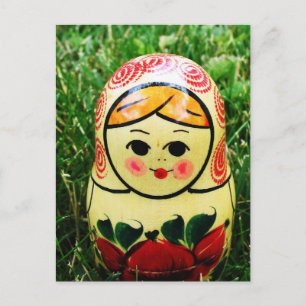 Matryoshka Ukrainska folkArt Vykort