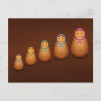 Matryoshka Vykort