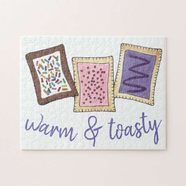 Matsäck och sofistikerat skräppostbakverk pussel (Horisontell)