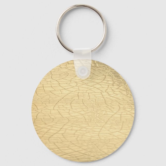 Matsad guld-sten nyckelring (Framsida)