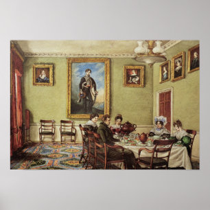 Matsal på Langton Hall Poster