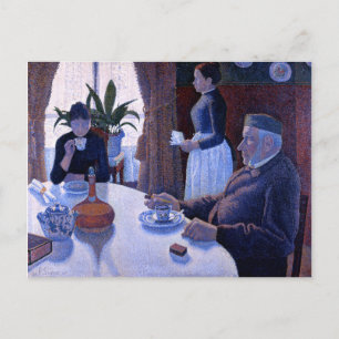 Matsalen av Paul Signac (1887) Vykort