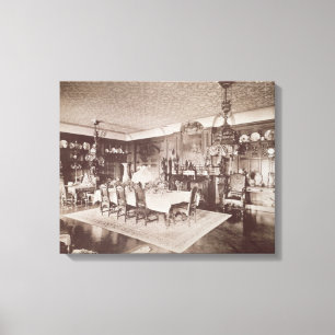 Matsalen, Wickham Hall, Kent, 1897 Canvastryck
