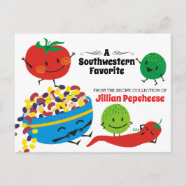 Matsalsa, matlagningsmatlagningskort vykort