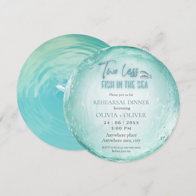 Matsalsmiddag för temarepetition inbjudningar (Fram/baksida)