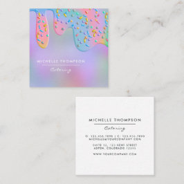 Matservering Fyrkantigt Visitkort