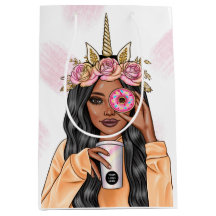 Matservering Whimsical Unicorn Lady