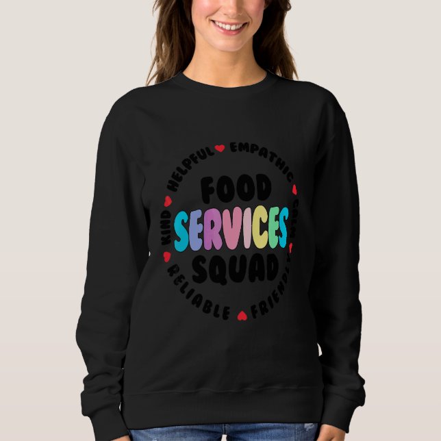 Matservice Squad Cafeteria Besättnings Hjälpare Sk T Shirt (Framsida)